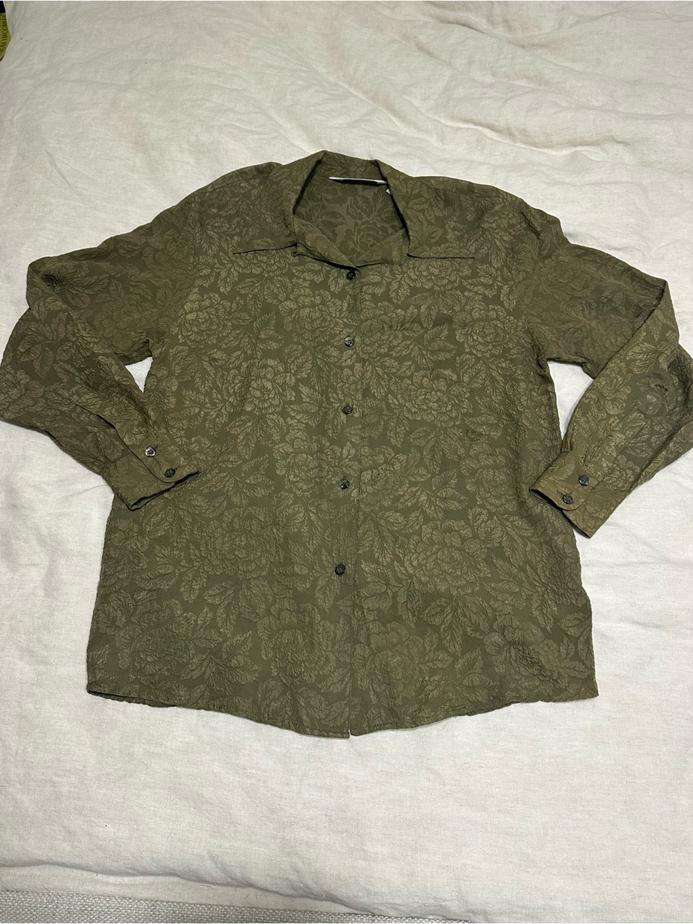 Floral button down